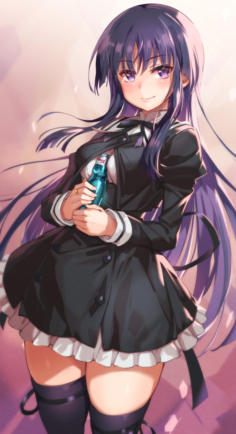 assault_lily, michairu., seifuku, shirai_yuyu, thighhighs