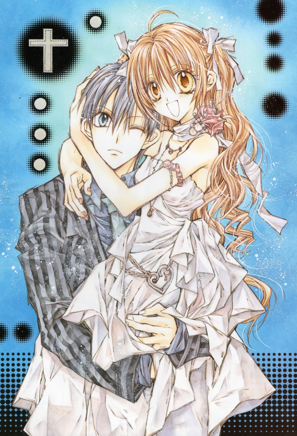 dress, otomiya_haine, shinshi_doumei_cross, tanemura_arina, tougu_shizumasa