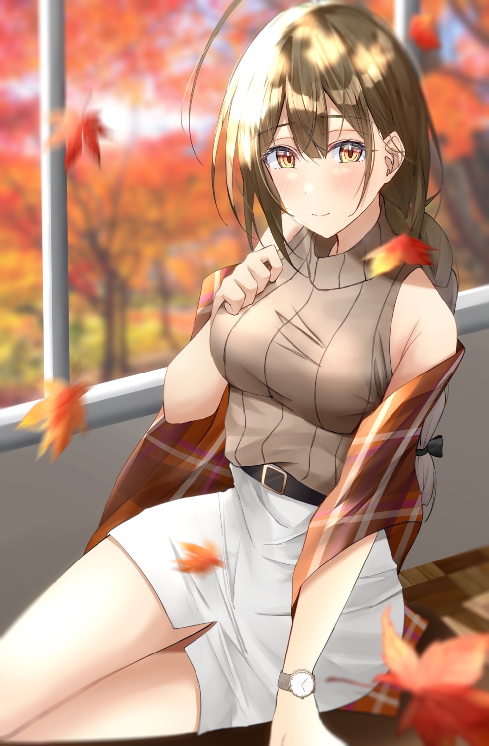 kunimine_yuzuki, kuwayama_chiyuki, sweater, the_idolm@ster, the_idolm@ster_shiny_colors
