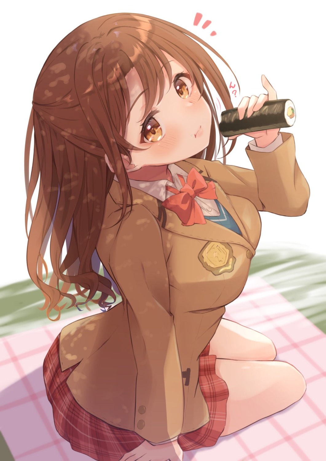 seifuku, shimamura_uzuki, sweater, the_idolm@ster, the_idolm@ster_cinderella_girls, yusuka_yuu