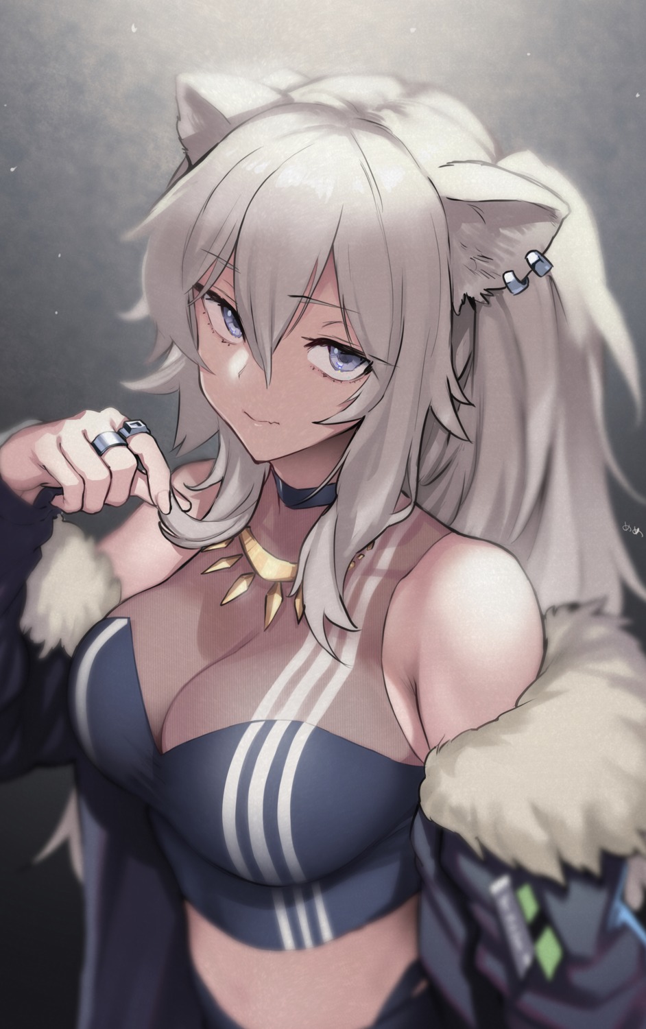 animal_ears, cleavage, hololive, meme50, see_through, shishiro_botan