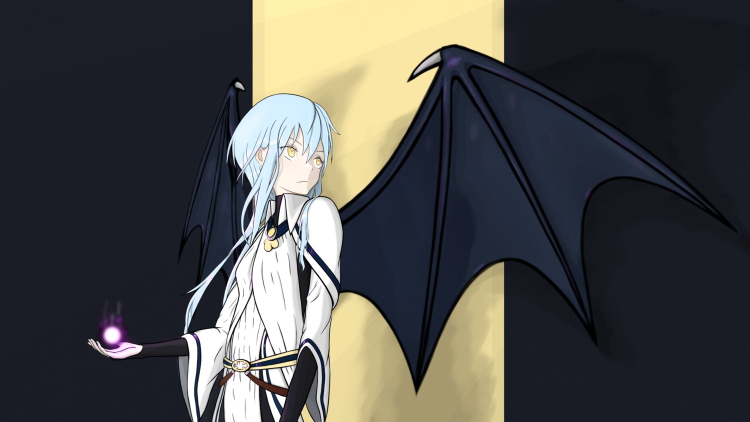 r.t., rimuru_tempest, tensei_shitara_slime_datta_ken, wallpaper, wings