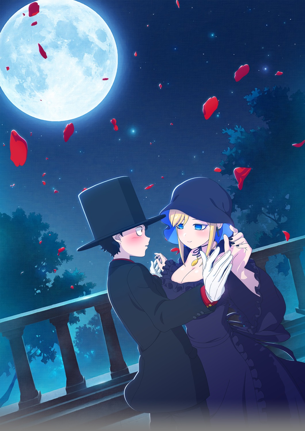 alice_(shinigami_bocchan_to_kuro_maid), business_suit, cleavage, dress, no_bra, shinigami_bocchan_to_kuro_maid, tagme