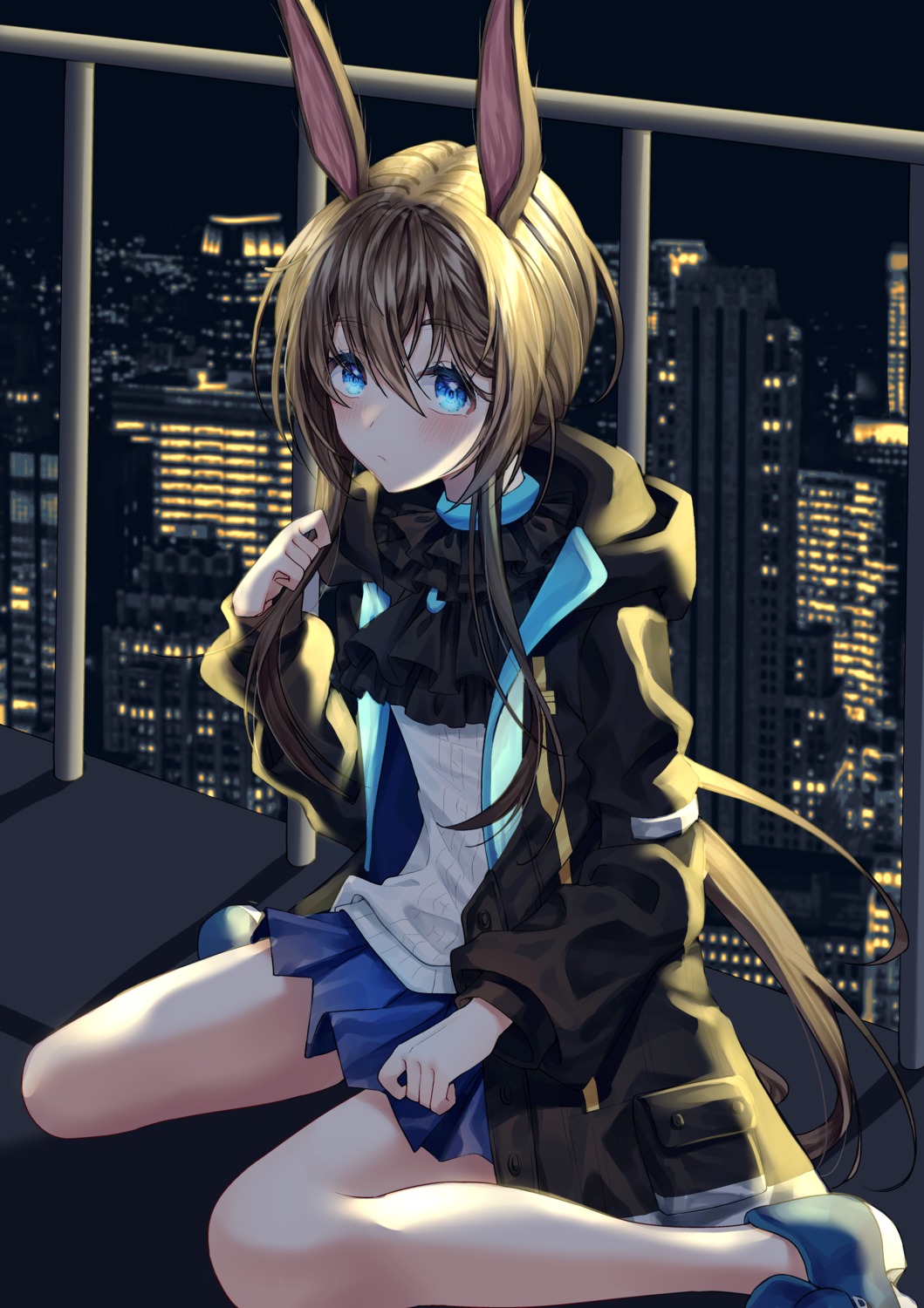amiya_(arknights), animal_ears, arknights, bunny_ears, ellet_j