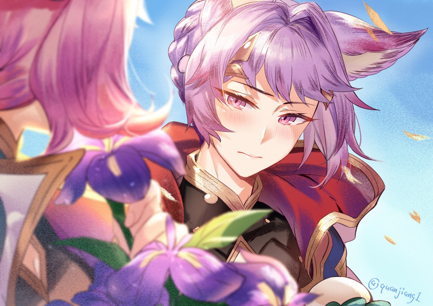 aki663, animal_ears, esser_(granblue_fantasy), granblue_fantasy, quatre_(granblue_fantasy)