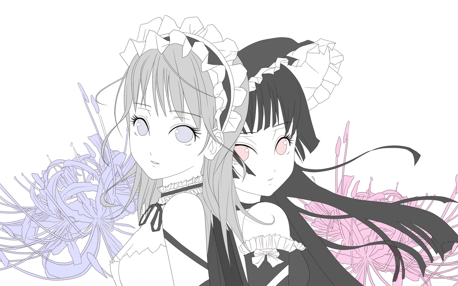 enma_ai, jigoku_shoujo, mikage_yuzuki, vector_trace