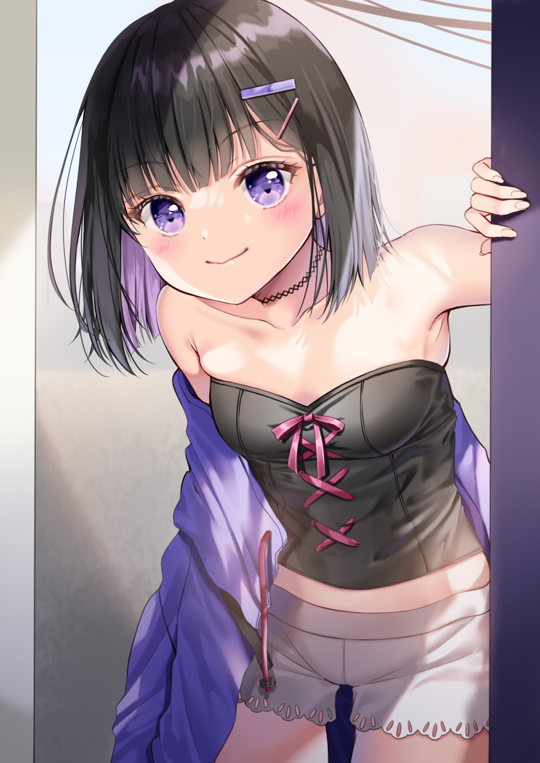 corset, no_bra, yoshida_iyo