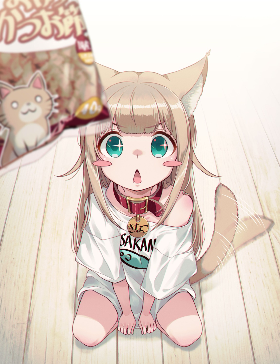 40hara, animal_ears, kinako_(40hara), nekomimi, tail