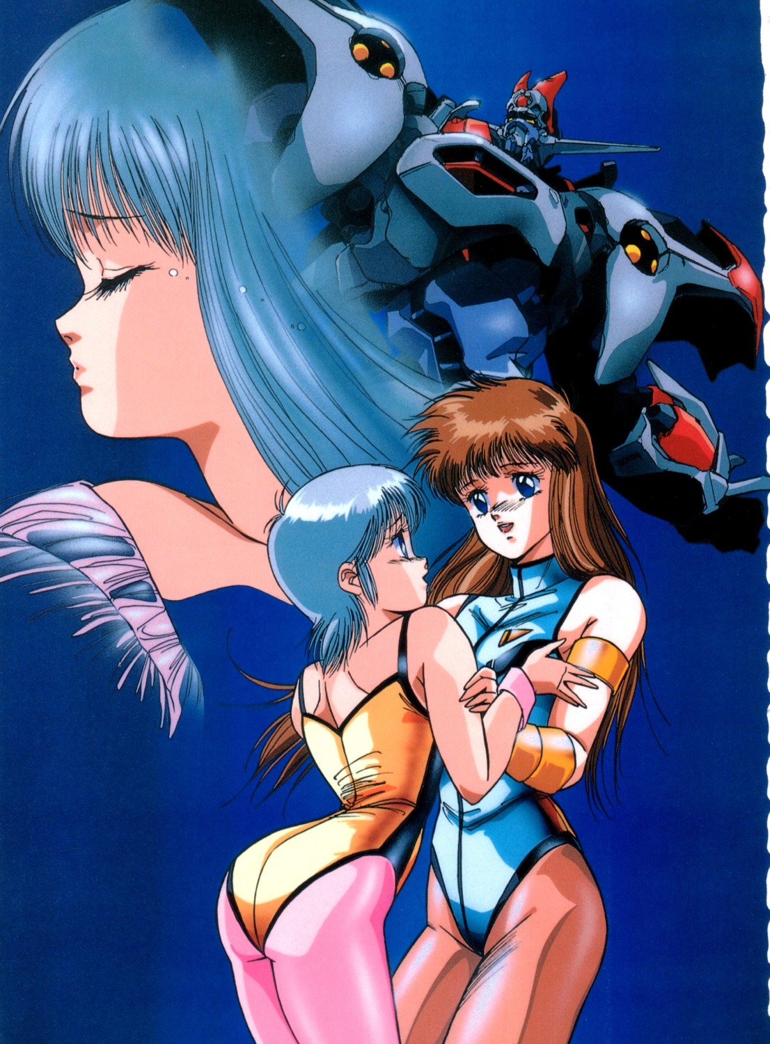dangaioh, hirano_toshihiro, lambda_nom, leotard, mecha, mia_alice, pantyhose