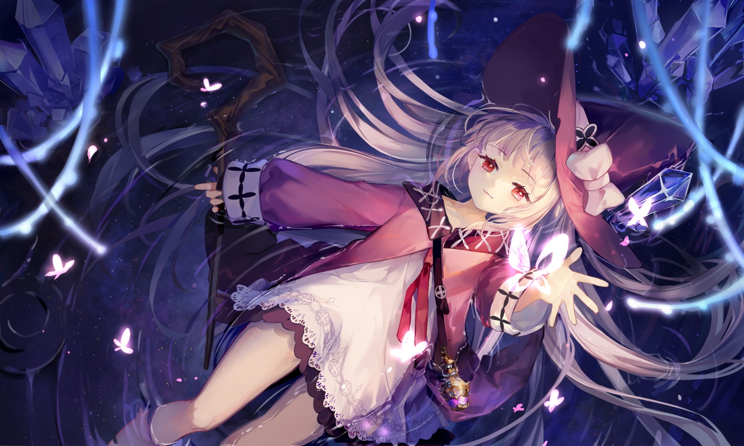 dress, kotoha, revived_witch, weapon, wet, wet_clothes, witch