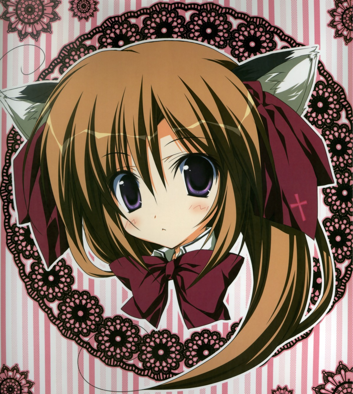 animal_ears, hosaka_nanami, korie_riko, nekomimi, tv_no_kieta_hi