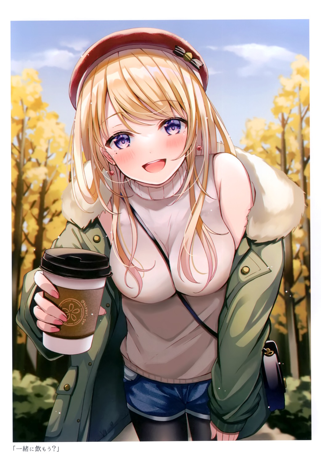 pantyhose, sakura_hiyori, sweater