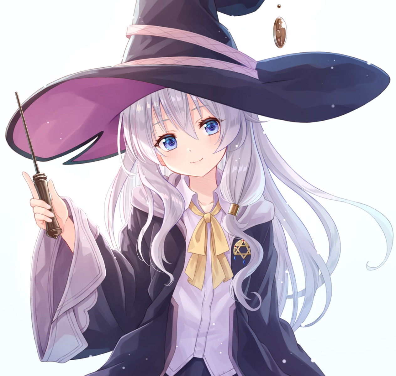 elaina_(majotabi), majo_no_tabitabi, tadokoro_teppei, weapon, witch