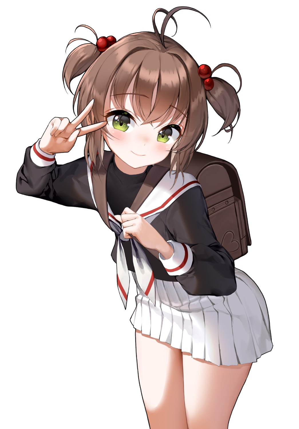 card_captor_sakura, dduck_kong, kinomoto_sakura, seifuku