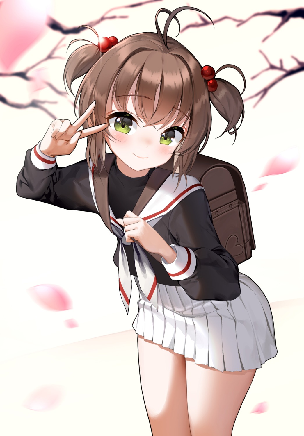 card_captor_sakura, dduck_kong, kinomoto_sakura, seifuku