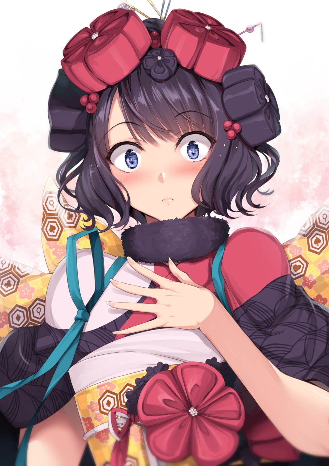 fate/grand_order, katsushika_hokusai_(fate), kimono, nakano_sora