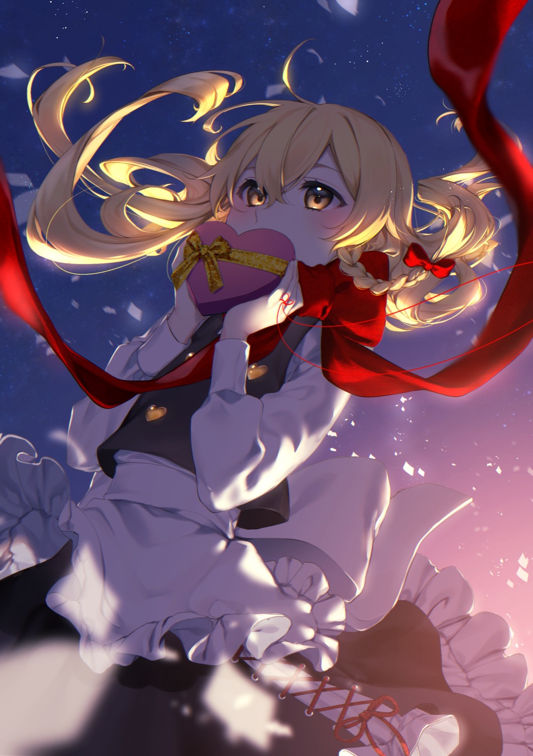 jill_07km, kirisame_marisa, skirt_lift, touhou, valentine