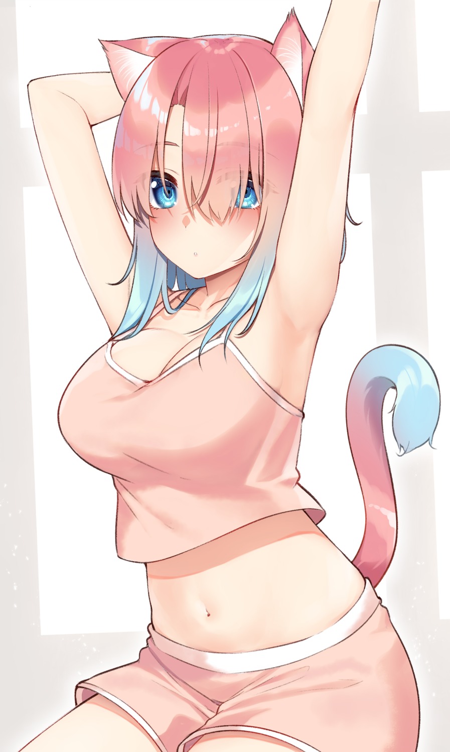 animal_ears, go-1, miruku_(go-1), nekomimi, tail