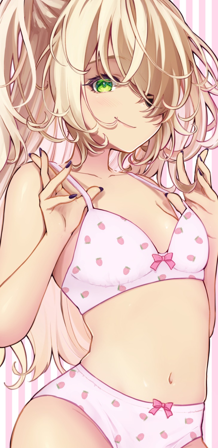 bra, eyepatch, fischl, genshin_impact, kodama_(koda_mat), pantsu