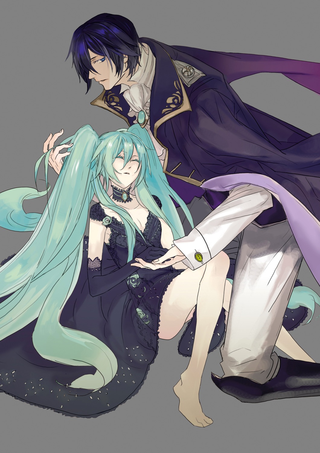 cake, cantarella_(vocaloid), hatsune_miku, kaito, vocaloid