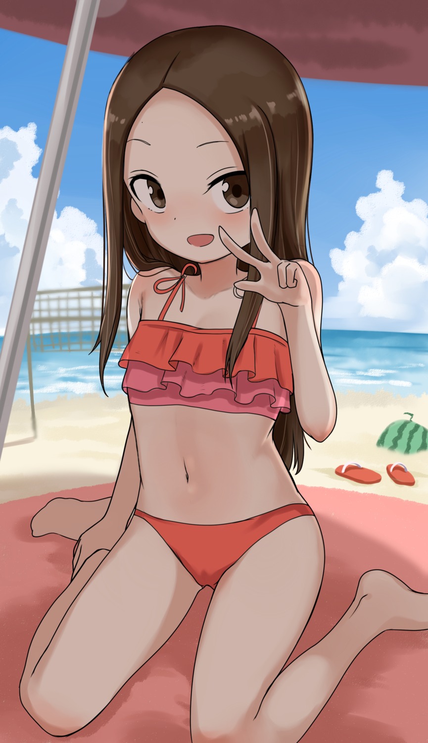 bikini, cameltoe, karakai_jouzu_no_takagi-san, note2000, swimsuits, takagi-san