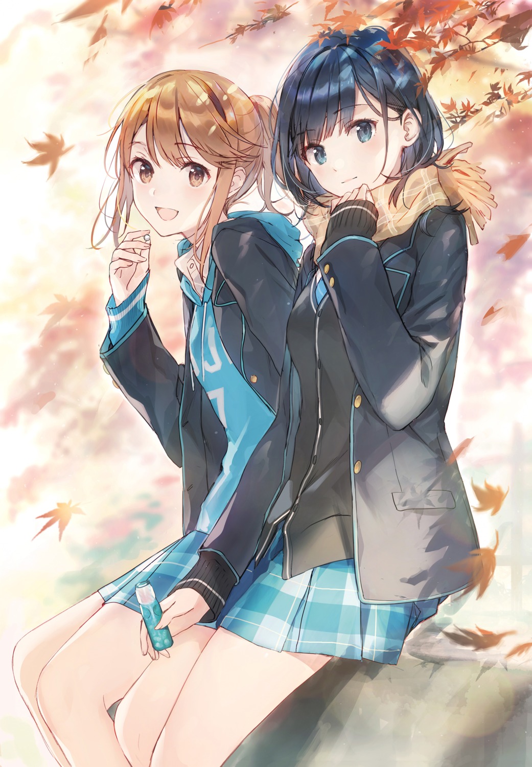 aomi_haru, chitose-kun_wa_ramune_bin_no_naka, nanase_yuzuki, raemz, seifuku, sweater
