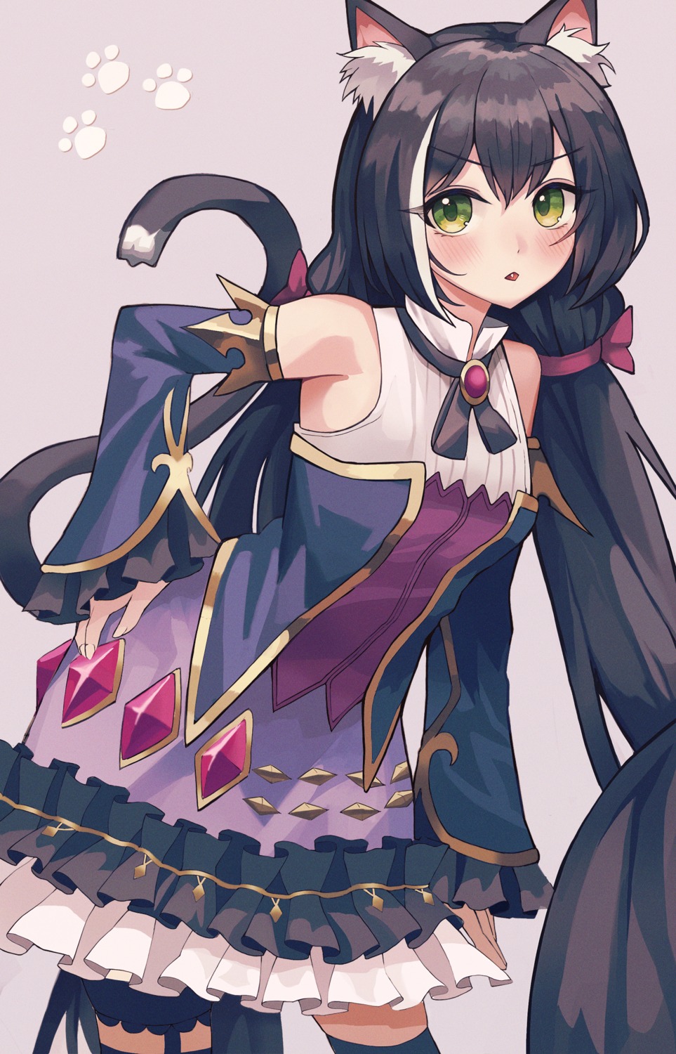 animal_ears, garter, karyl_(princess_connect), nekomimi, princess_connect!, princess_connect!_re:dive, seemu_(wnslqjdignv_), stockings