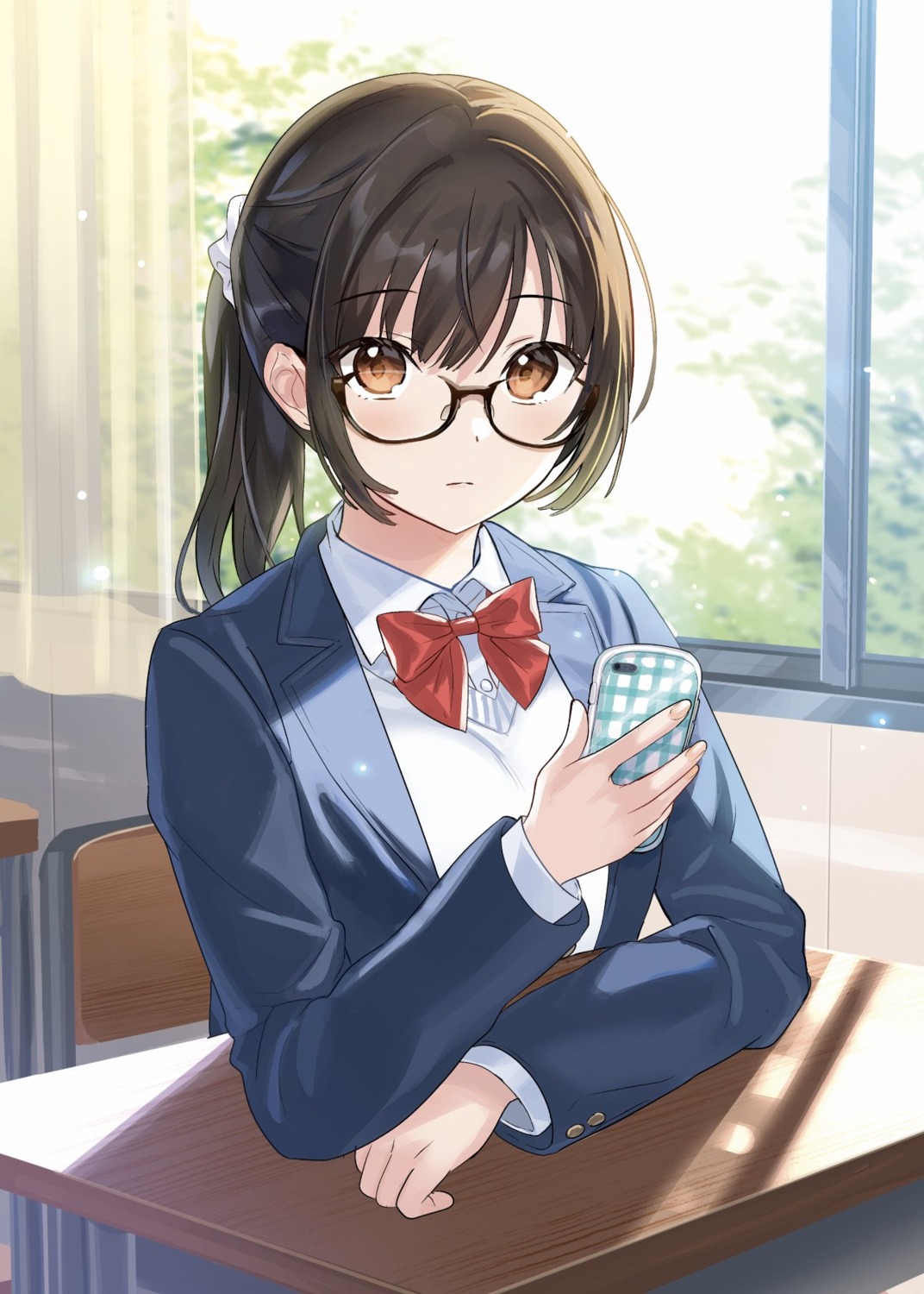 [rouhou]_ore_no_iinazuke_ni_natta_jimiko_ie_dewa_kawaii_shikanai., megane, seifuku, sweater, tantan, watanae_yuuka
