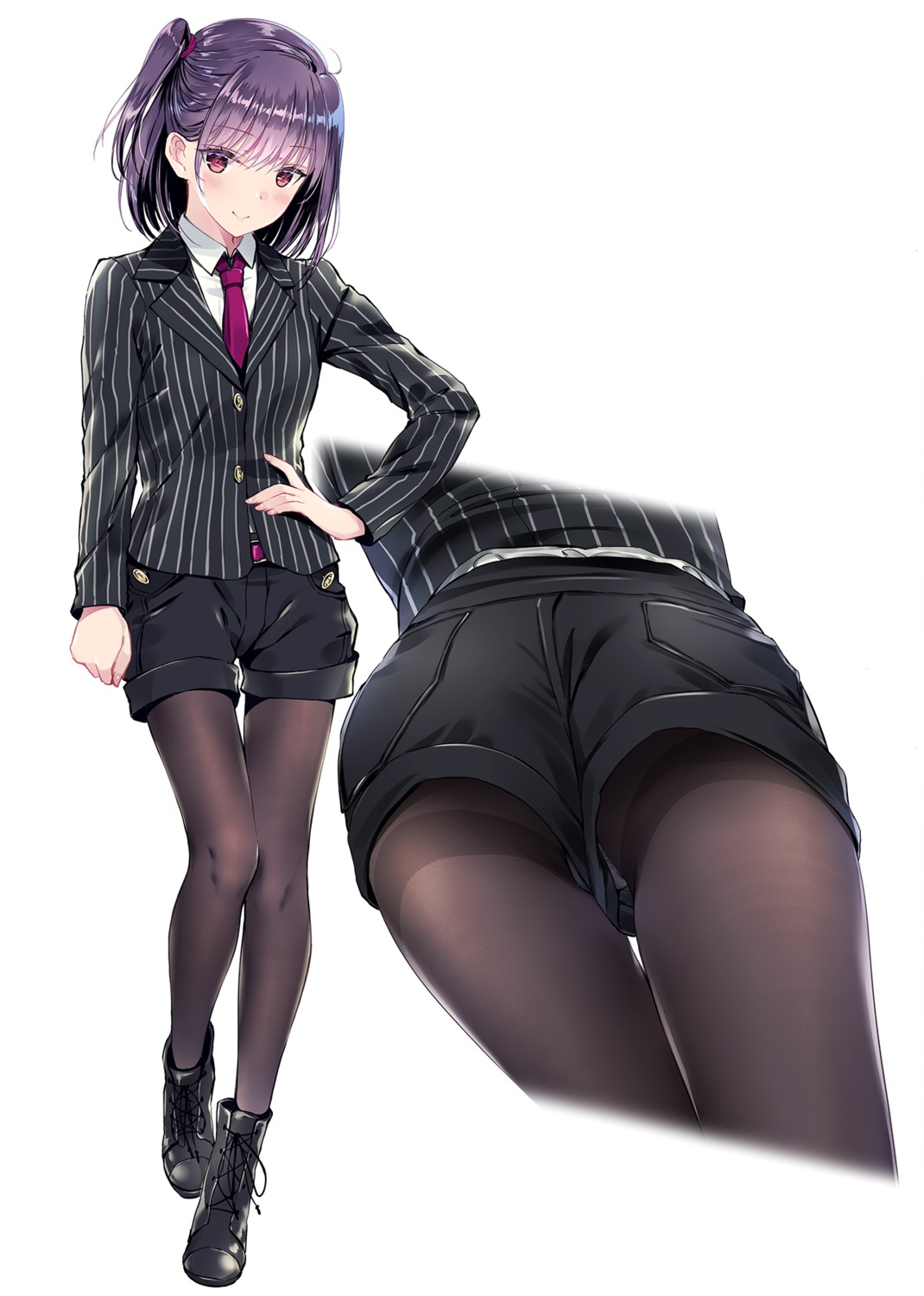 ass, business_suit, kobayashi_chisato, pantyhose, shimojou_yuri, shishunki_complex
