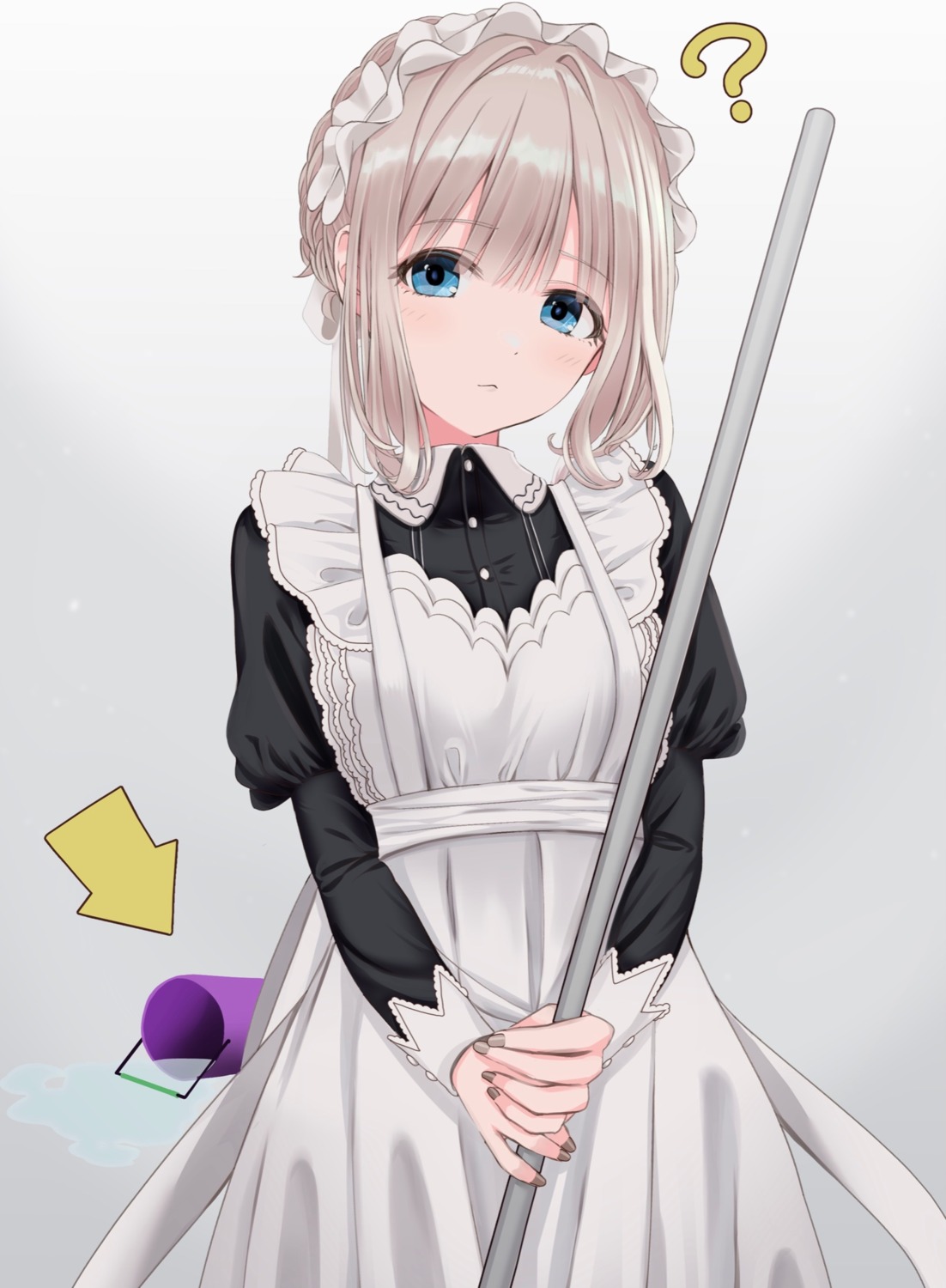 maid, ryouta_(ryouta335), serizawa_asahi, the_idolm@ster, the_idolm@ster_shiny_colors