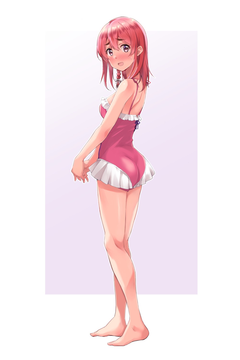 ass, hikari_no_oukokumin, kanojo_okarishimasu, sakurasawa_sumi, swimsuits