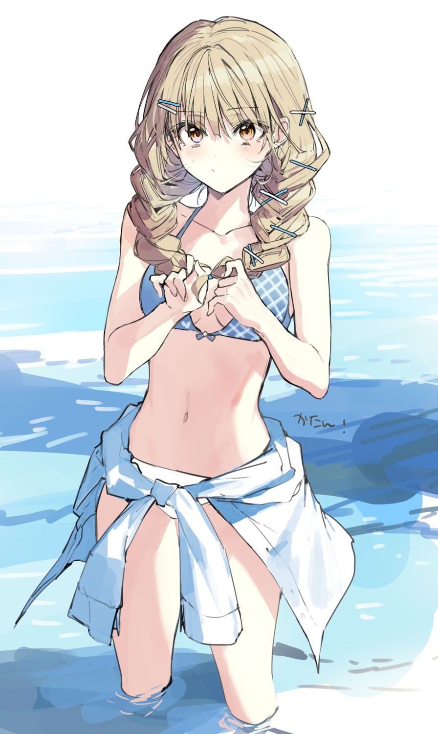 bikini, swimsuits, wata_(attaka_taoru), wet