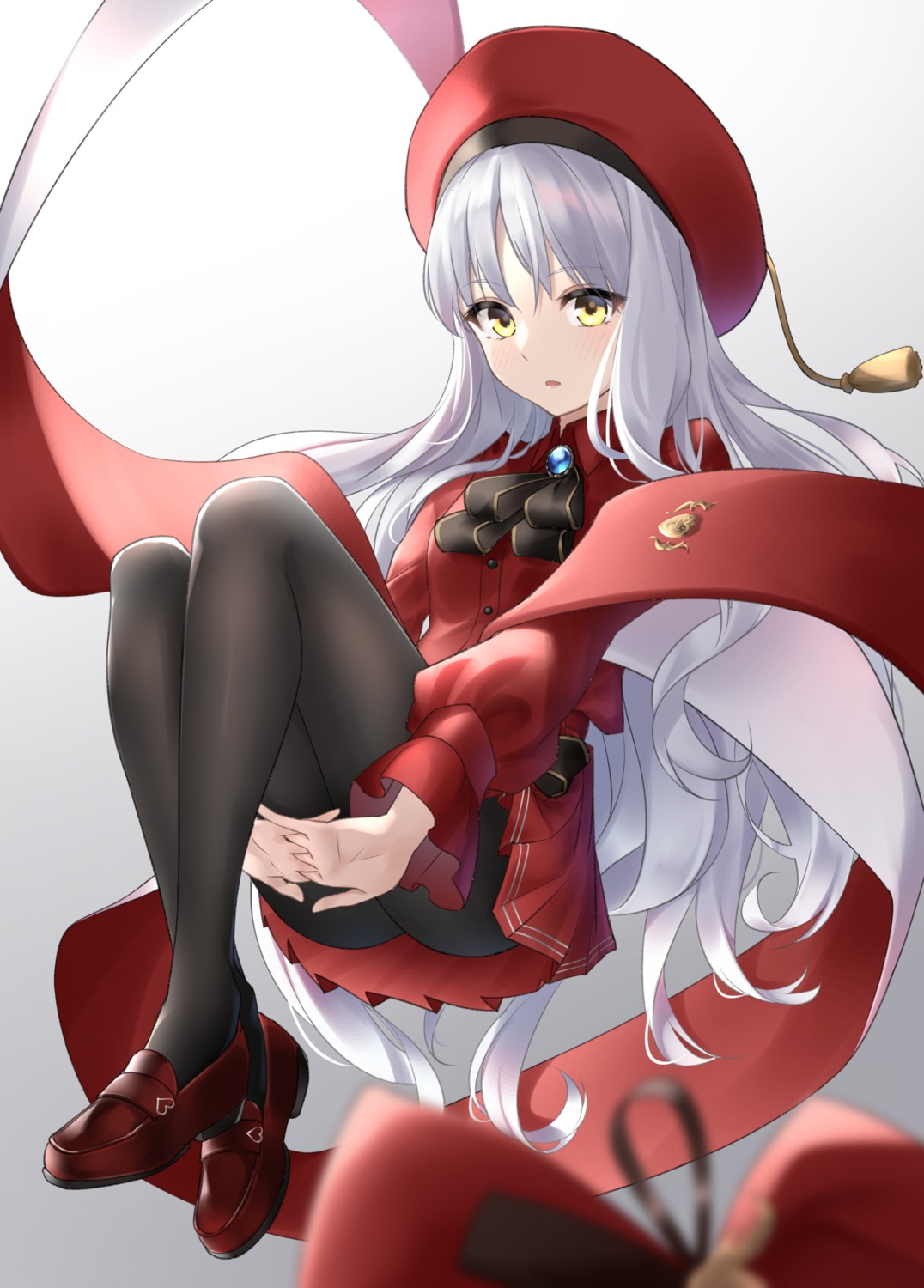 caren_hortensia, fate/grand_order, pantyhose, skirt_lift, tsurupy