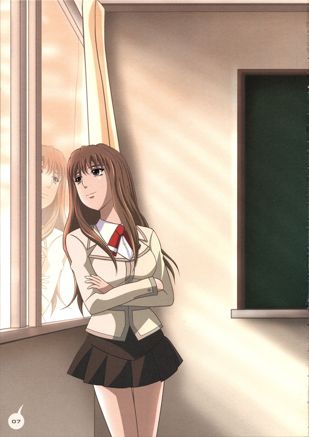 fujino_shizuru, mai_hime, sasa, screening, seifuku