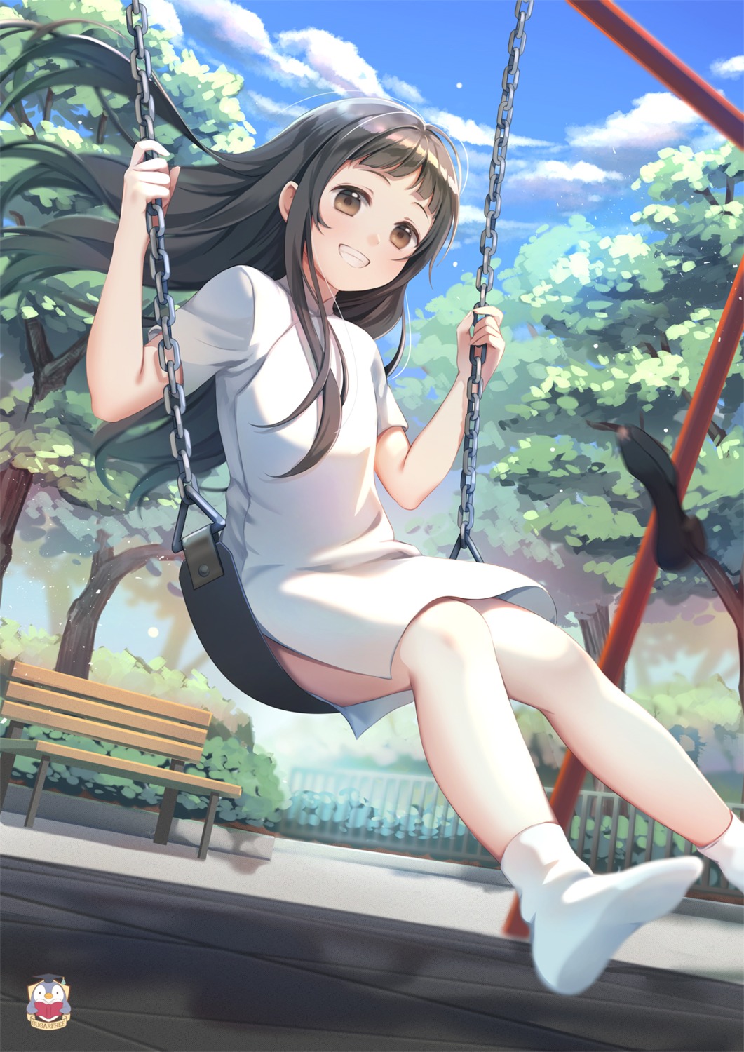 chinadress, kamui@sugarfree, sword_art_online, yui_(sword_art_online)