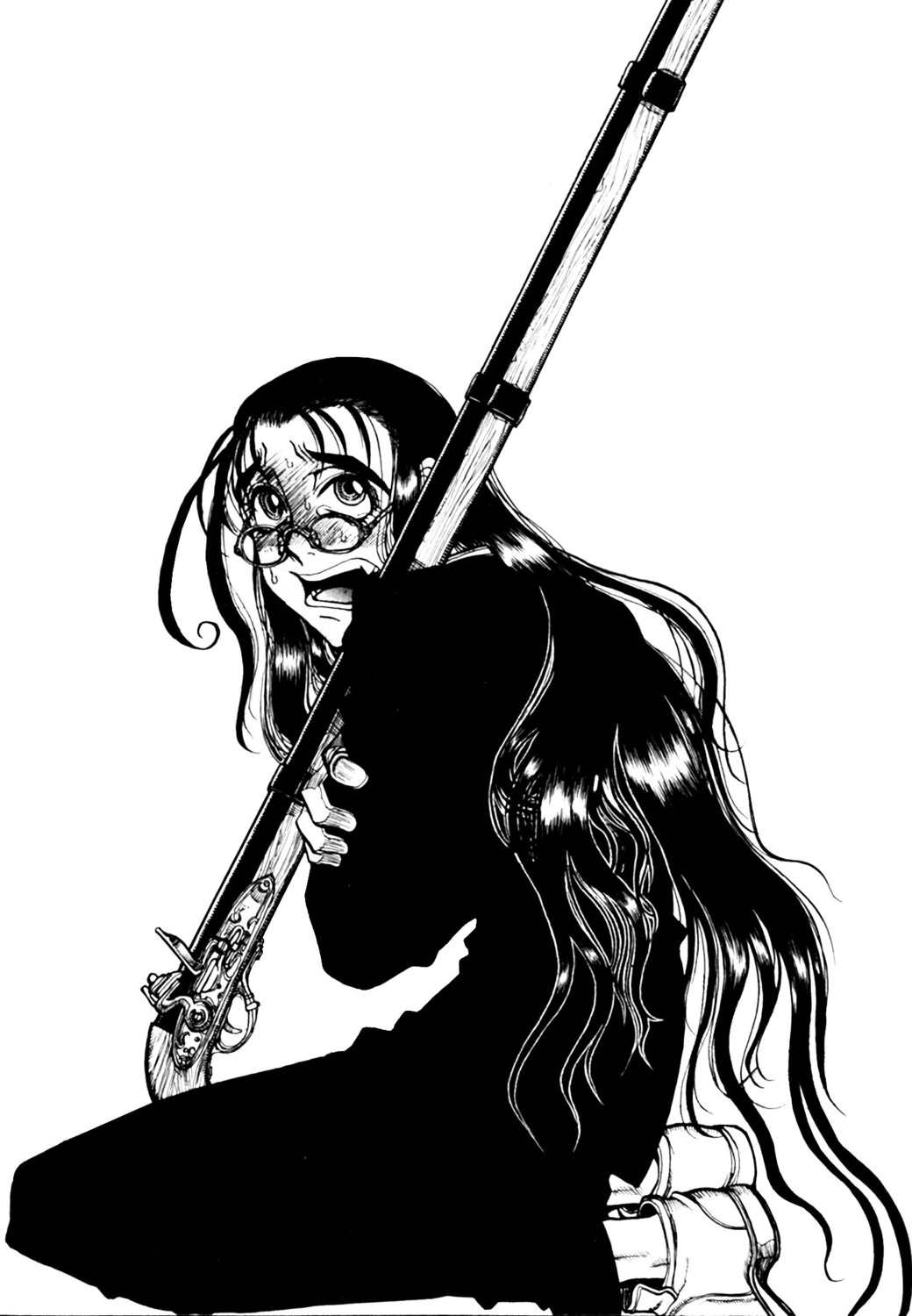 hellsing, monochrome, rip_van_winkle, tagme