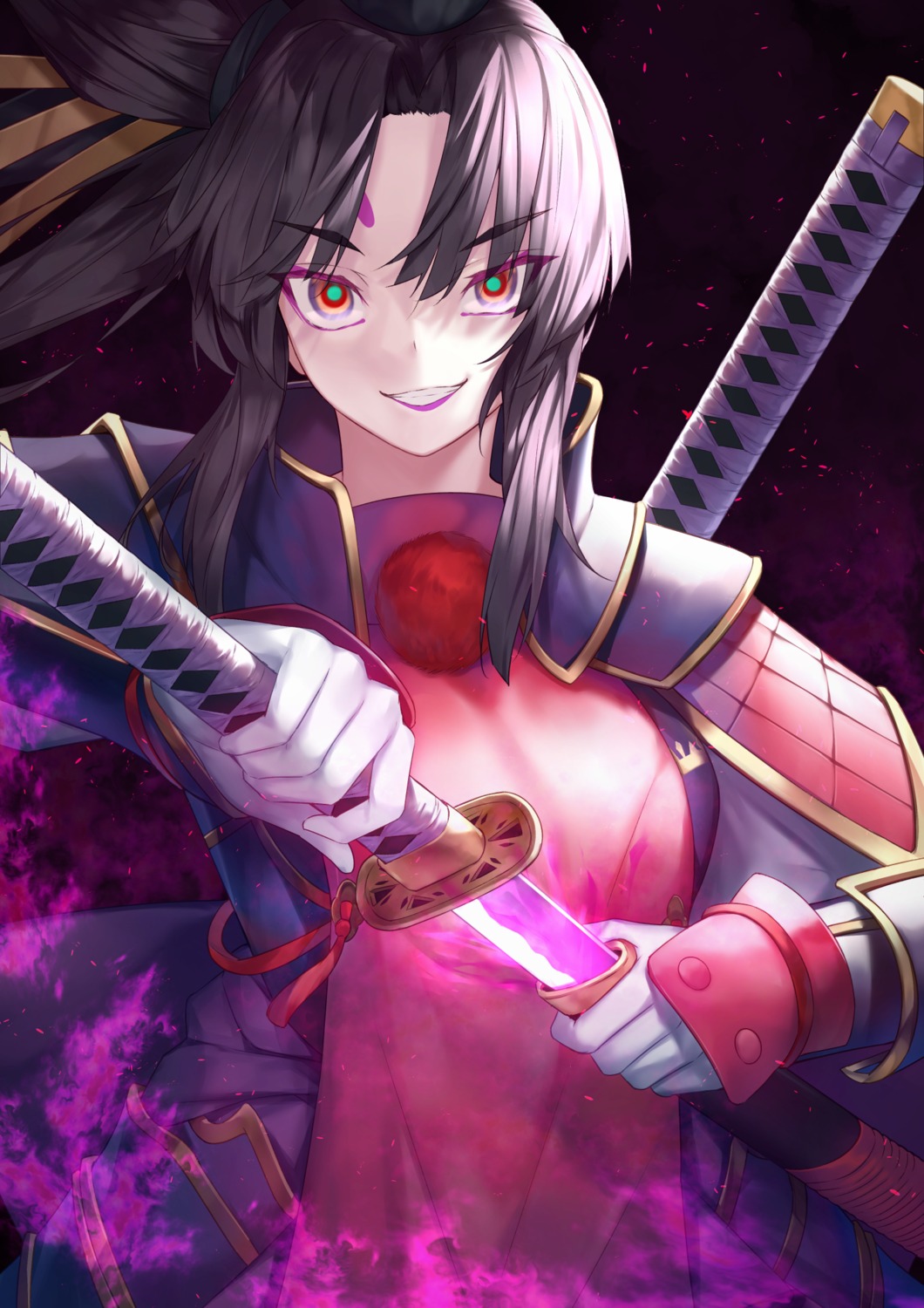 armor, fate/grand_order, japanese_clothes, reuri_(tjux4555), sword