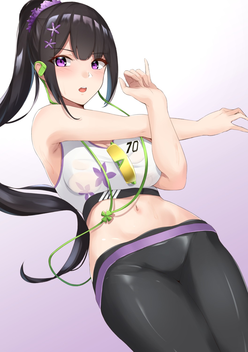 blue_archive, gym_uniform, haneramu, otohana_sumire
