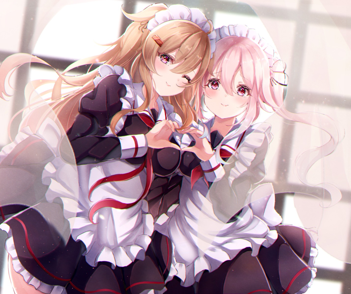 harusame_(kancolle), kantai_collection, maid, murasame_(kancolle), sa-ya