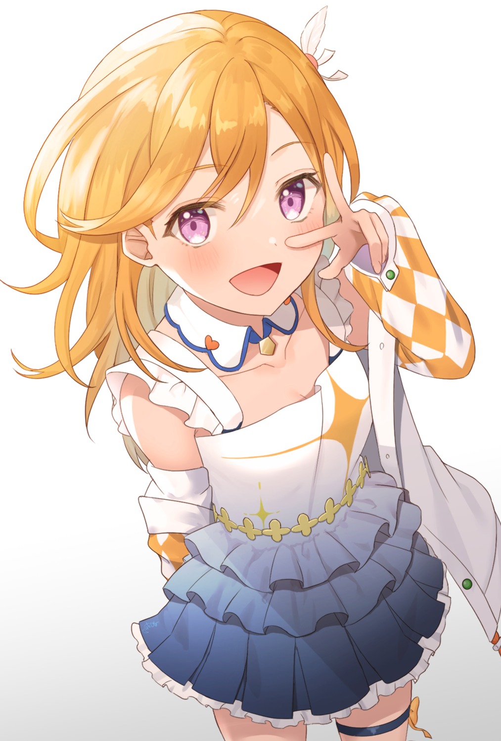 cleavage, garter, love_live!_(series), love_live!_superstar!!, saki_usagi, shibuya_kanon, uniform