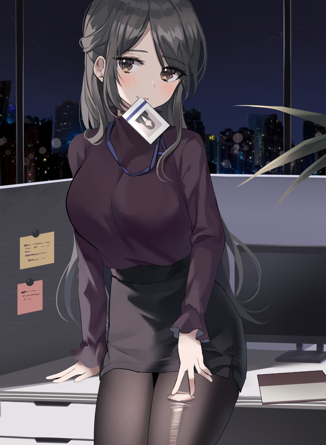 churi_(oxxchurixxo), pantyhose, torn_clothes