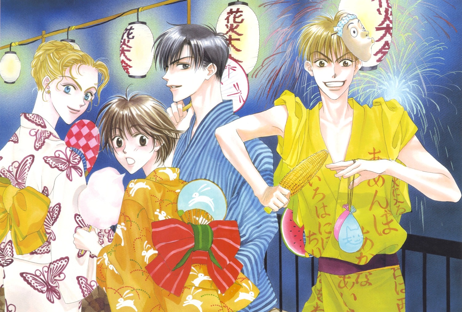 ashiya_mizuki, hanazakari_no_kimitachi_e, nakajou_hisaya, nakatsu_shuuichi, sano_izumi