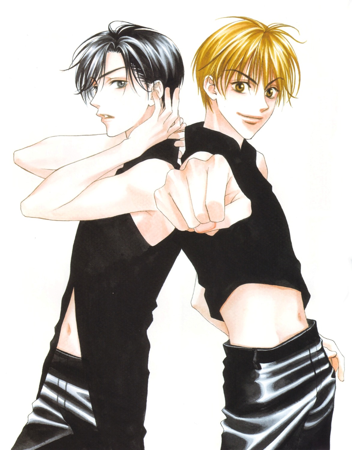 hanazakari_no_kimitachi_e, male, nakajou_hisaya, nakatsu_shuuichi, sano_izumi