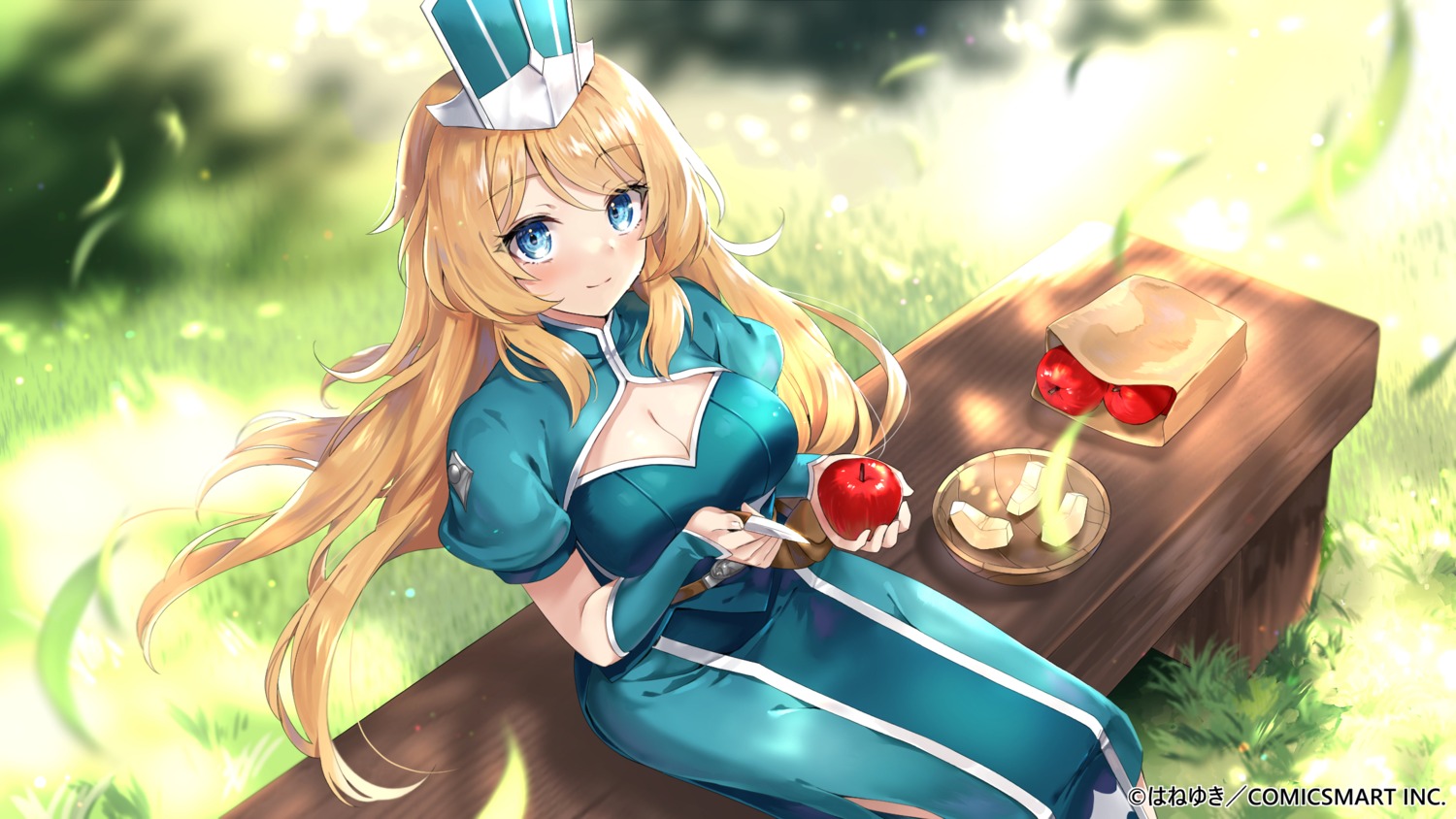 cleavage, frey_(king's_raid), king's_raid, tagme