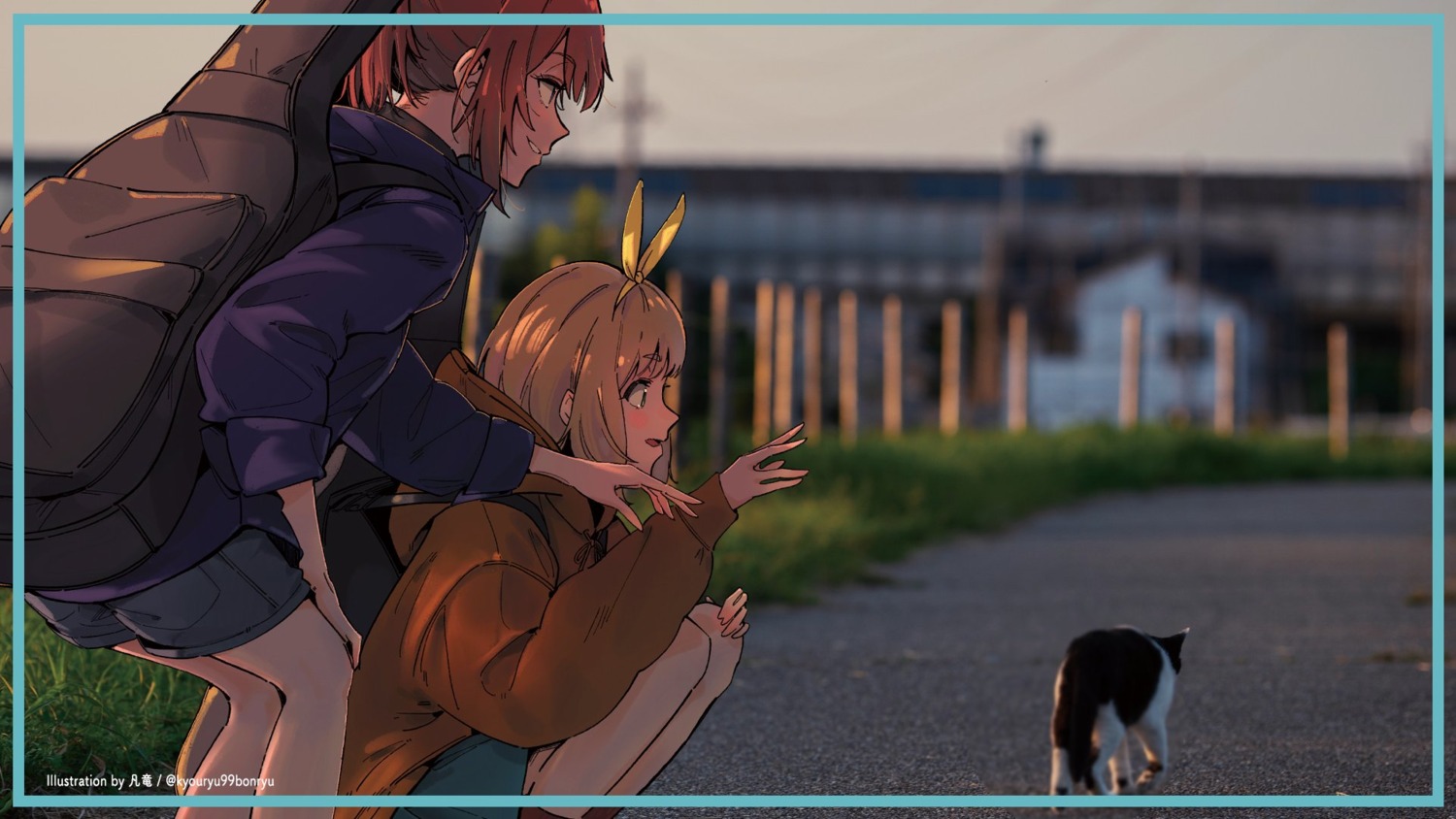 bonryuu, hibike!_euphonium, nakagawa_natsuki, neko, photo, wallpaper, yoshikawa_yuuko