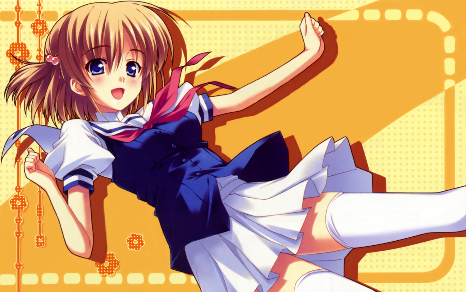 jpeg_artifacts, kusukusu, moshimo_ashita_ga_hare_naraba, nonosaki_tsubasa, palette, seifuku