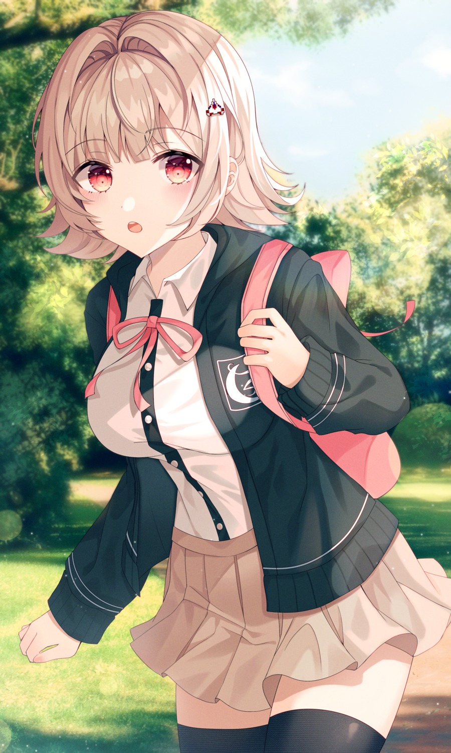 dangan-ronpa, dangan-ronpa_2, nanami_chiaki, seifuku, tess_(88884), thighhighs