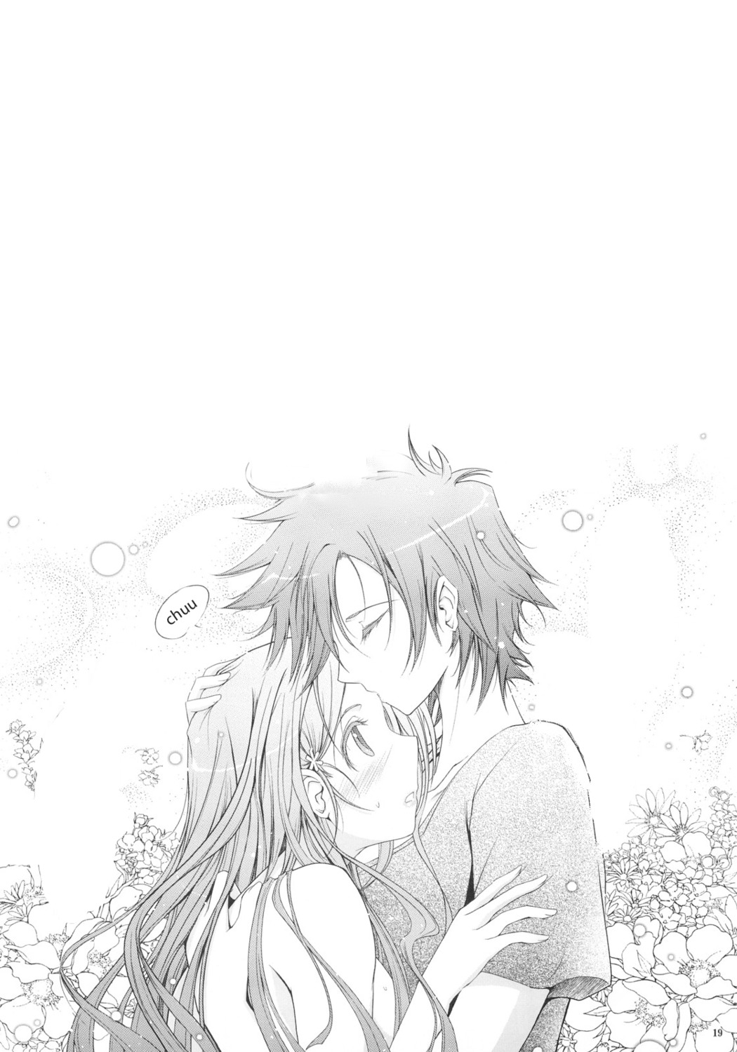 arisawa_tatsuki, bleach, inoue_orihime, monochrome, yuri