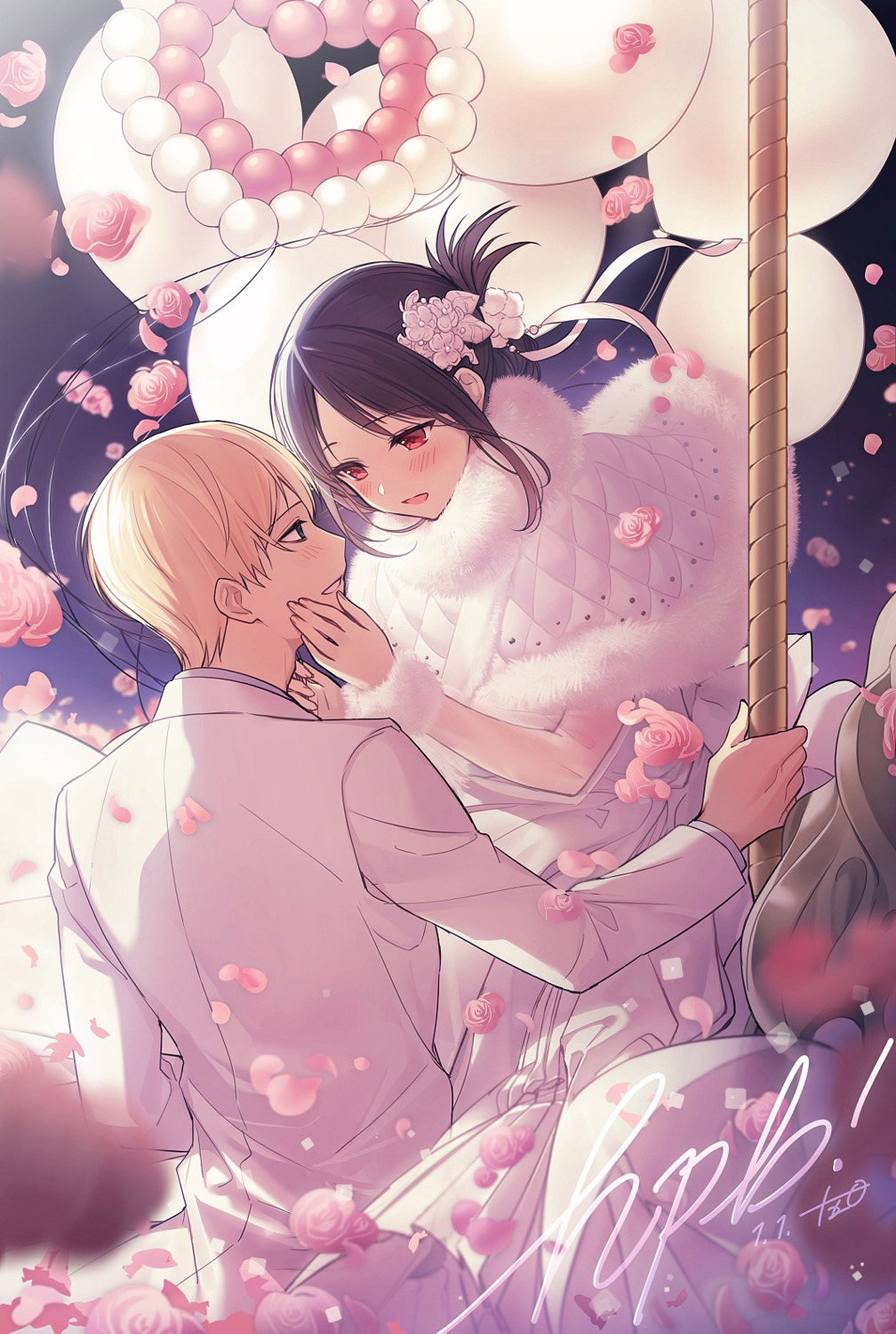 dress, juugonichi_(wheeliex2), kaguya-sama_wa_kokurasetai_~tensai-tachi_no_renai_zunousen~, shinomiya_kaguya, shirogane_miyuki