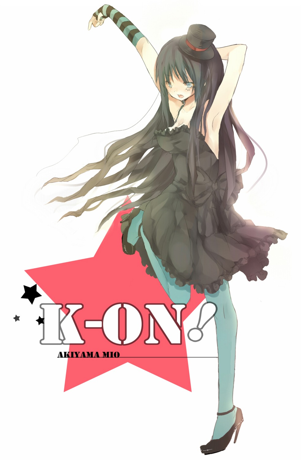 akiyama_mio, cleavage, heca, k-on!